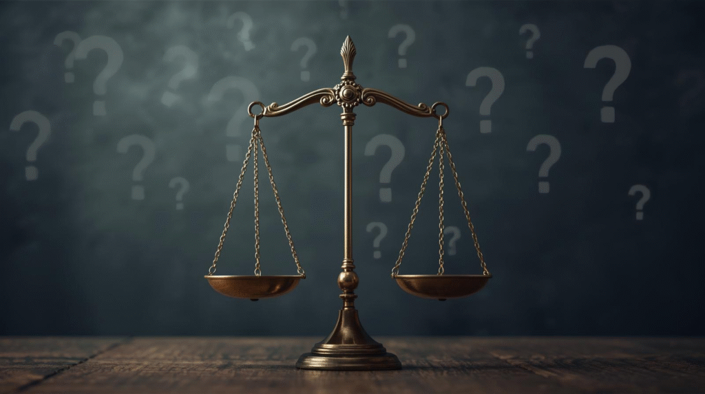 Bill 13: Free speech vs reputational risk - Why Alberta employers should pay attention scales of justice, canva, nov 27, 2025